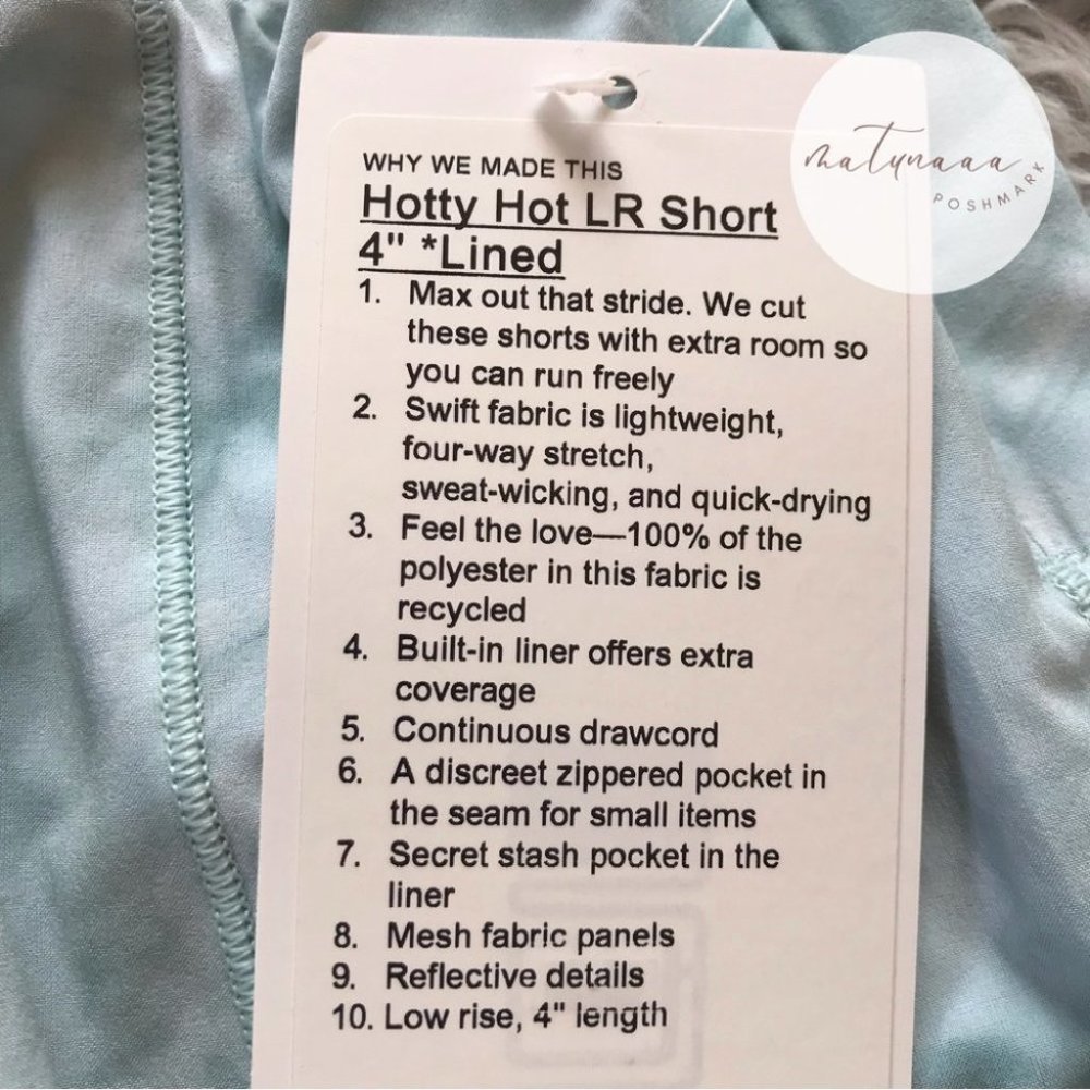 Lululemon Hotty Hot Low-Rise Lined Short 4" - Picture 3 of 3